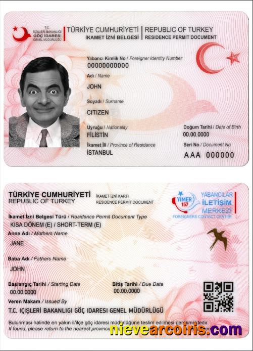 Turkey residence permit